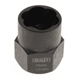 Sealey Ak8184.07 - Bolt Extractor 3/8"Sq Dr 15mm 'Spanner Type'