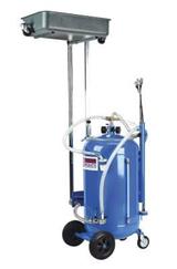 Sealey AK462DX - Mobile Oil Drainer with Probes 100ltr Cantilever Air Discharge