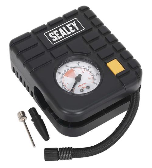 Sealey MS163 - Micro Air Compressor with Worklight 12V