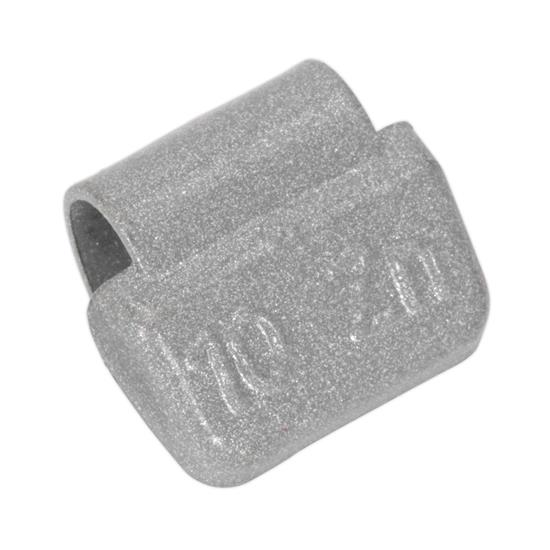 Sealey WWAH10 - Wheel Weight 10g Hammer-On Plastic Coated Zinc for Alloy Wheels Pack of 100