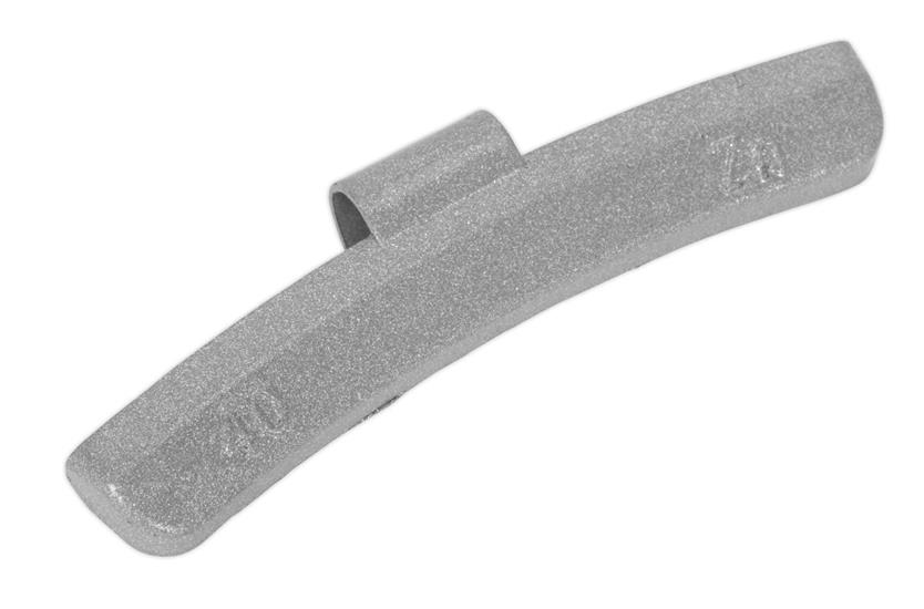 Sealey WWAH40 - Wheel Weight 40g Hammer-On Plastic Coated Zinc for Alloy Wheels Pack of 50