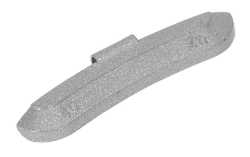 Sealey WWSH40 - Wheel Weight 40g Hammer-On Zinc for Steel Wheels Pack of 50