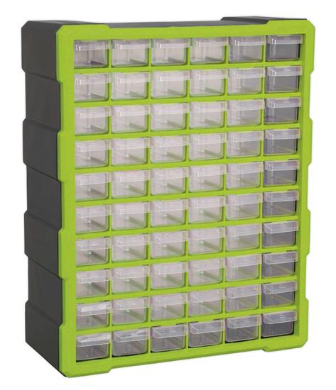 Sealey APDC60HV - Cabinet Box 60 Drawer - Hi-Vis Green/Black
