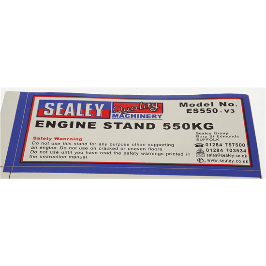 Sealey Es550.V3-16 - Main Post Label